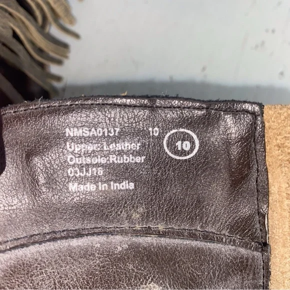 Naughty Monkey Brown Fringe Sandals 10 - Picture 15 of 16